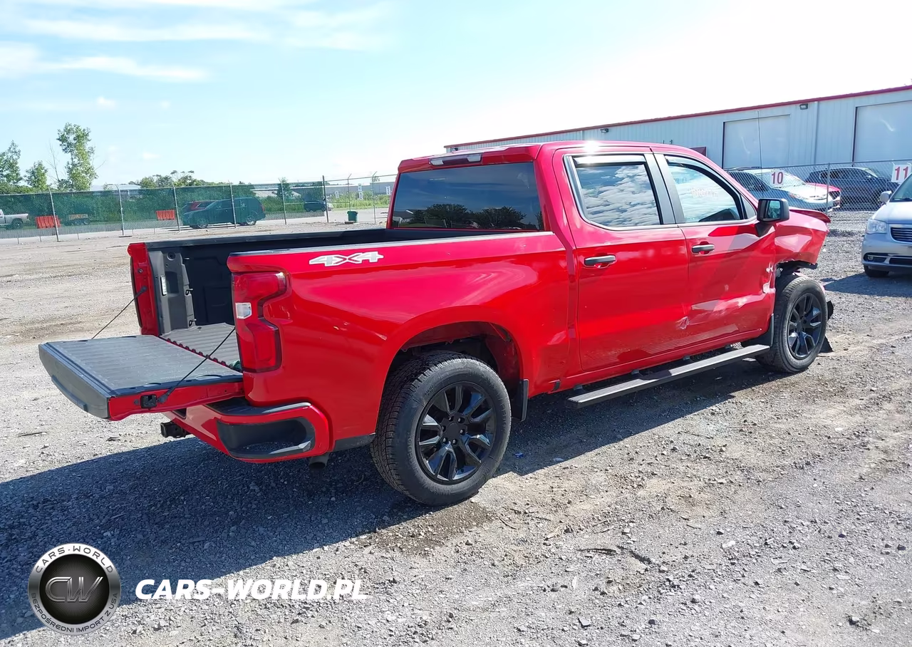 2020 Chevrolet Silverado 1500 4Wd Short Bed Custom VIN:3GCPYBEK9LG250527 - 4