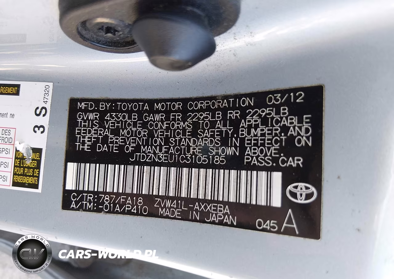 2012 Toyota Prius V Three VIN:JTDZN3EU1C3105185 - 9