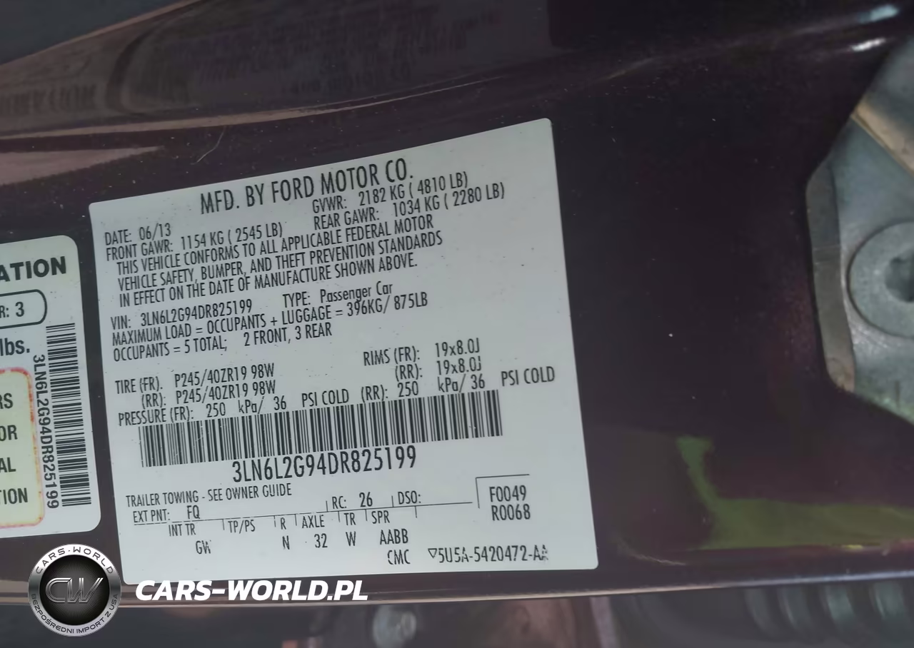 2013 Lincoln Mkz VIN:3LN6L2G94DR825199 - 9