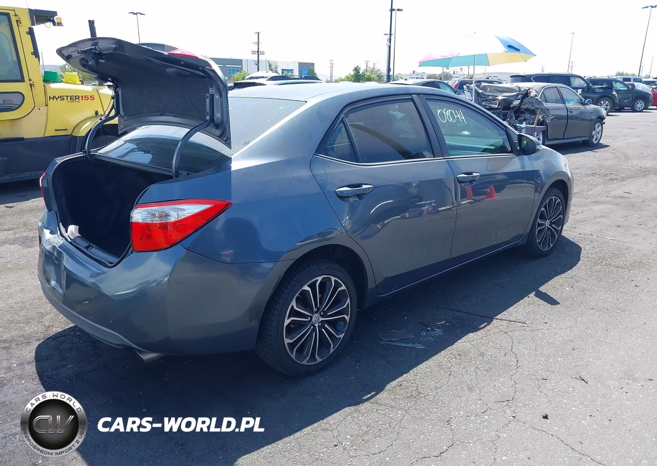 2015 Toyota Corolla S Plus VIN:2T1BURHE7FC401853 - 4