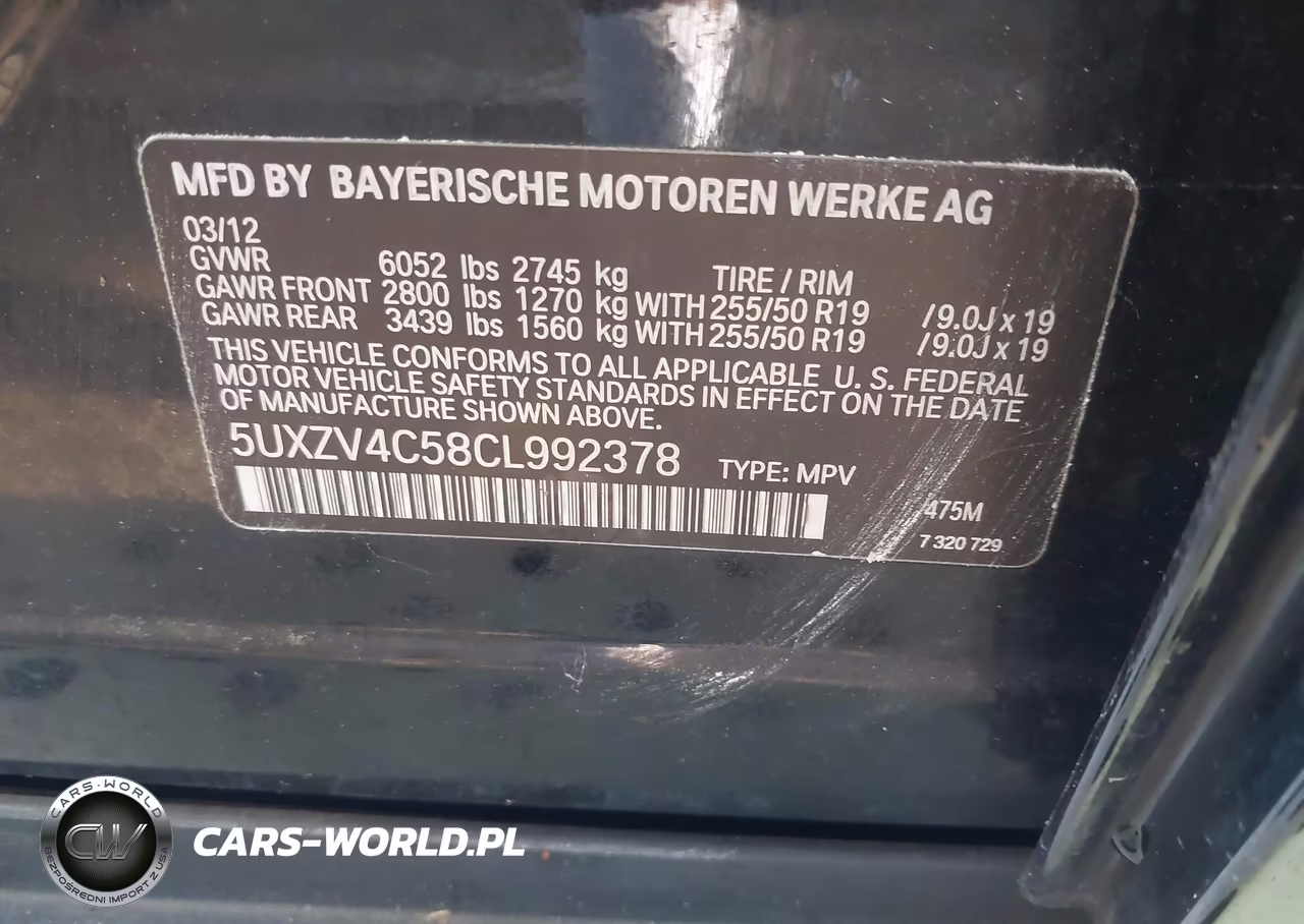 2012 BMW X5 xDrive35I-xDrive35I Premium-xDrive35I Sport Activity VIN:5UXZV4C58CL992378 - 9