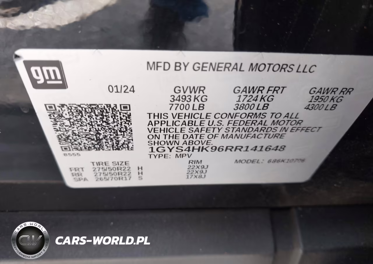 2024 Cadillac Escalade 4Wd V-Series VIN:1GYS4HK96RR141648 - 9