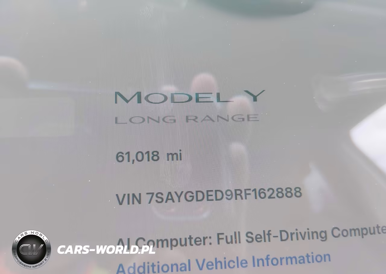 2024 Tesla Model Y Long Range Single Motor Rear-Wheel Drive-Rwd VIN:7SAYGDED9RF162888 - 15