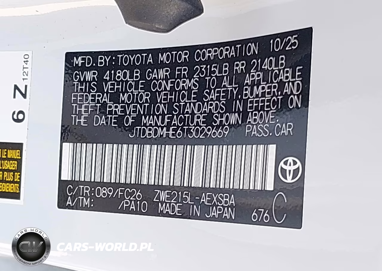 2026 Toyota Corolla Hybrid Hybrid Se VIN:JTDBDMHE6T3029669 - 9