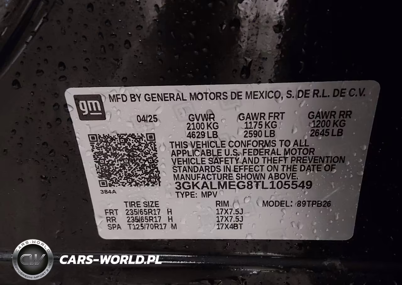 2026 GMC Terrain Fwd Elevation VIN:3GKALMEG8TL105549 - 9