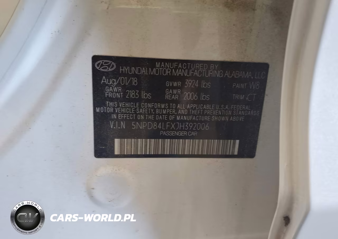 2018 Hyundai Elantra Sel VIN:5NPD84LFXJH392006 - 9