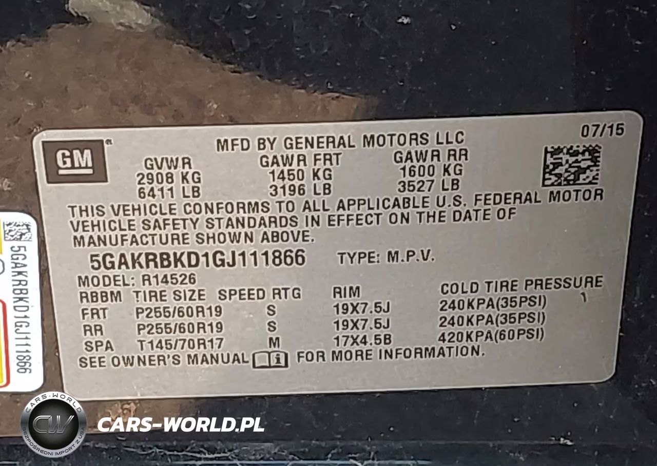 2016 Buick Enclave Leather VIN:5GAKRBKD1GJ111866 - 9
