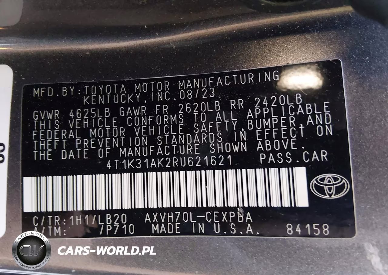 2024 Toyota Camry Hybrid Xse VIN:4T1K31AK2RU621621 - 9