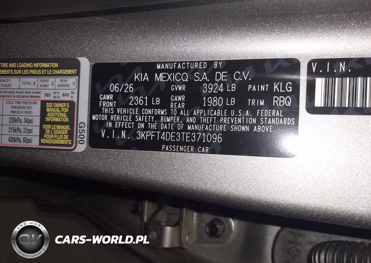 2026 Kia K4 Lxs VIN:3KPFT4DE3TE371096 - 9