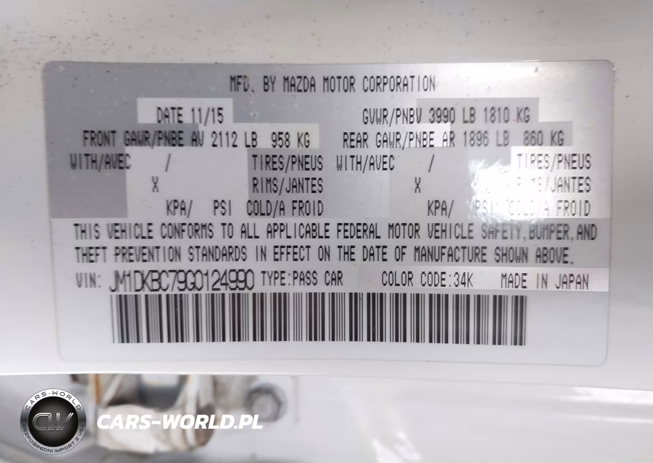2016 Mazda Cx-3 Touring VIN:JM1DKBC79G0124990 - 9