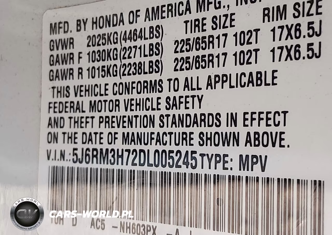 2013 Honda Cr-V Ex-L VIN:5J6RM3H72DL005245 - 9