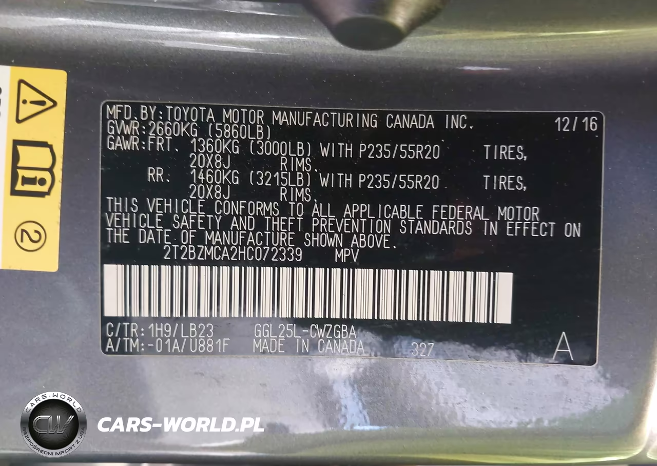 2017 Lexus Rx 350 VIN:2T2BZMCA2HC072339 - 9