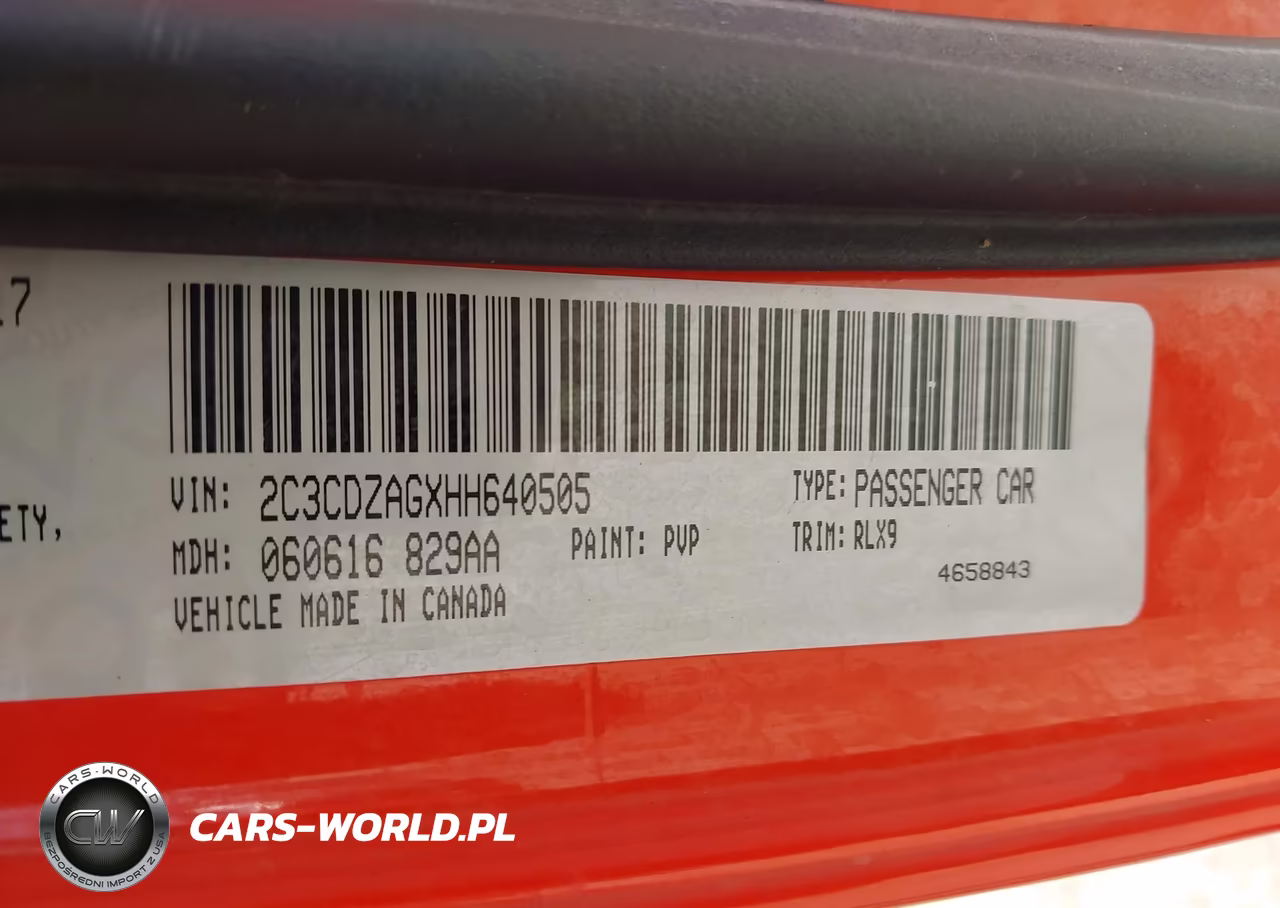 2017 Dodge Challenger Sxt Plus VIN:2C3CDZAGXHH640505 - 9