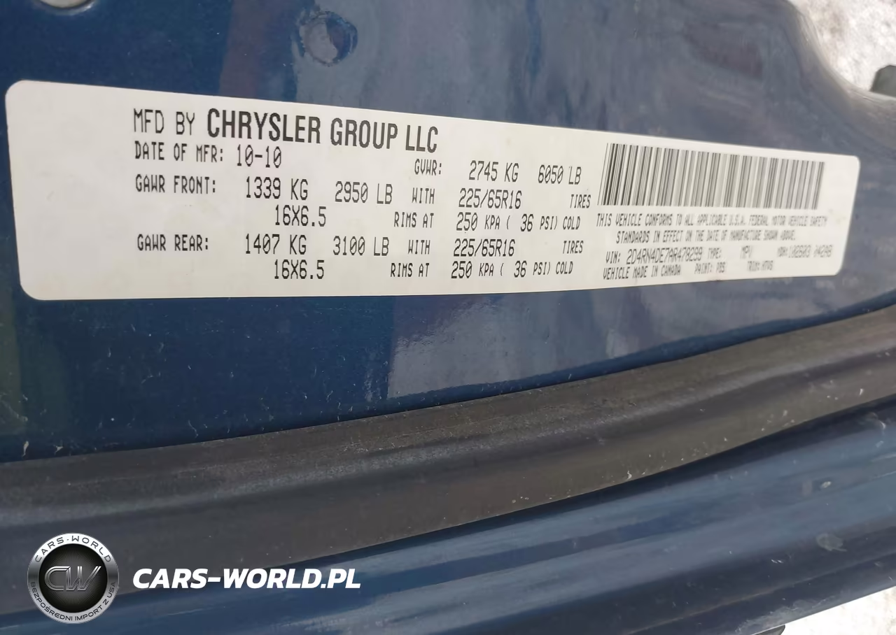 2010 Dodge Grand Caravan Se VIN:2D4RN4DE7AR478299 - 9