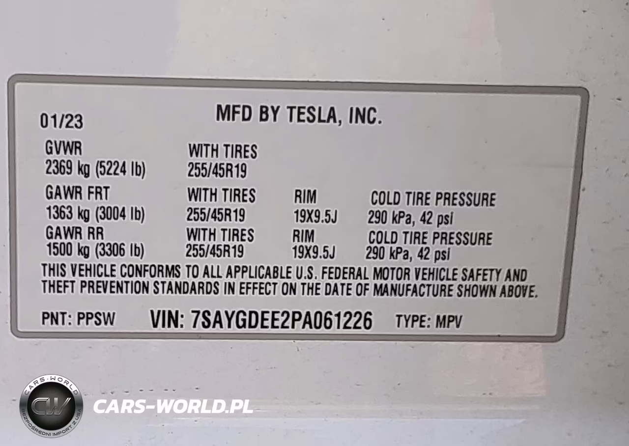 2023 Tesla Model Y Awd-Long Range Dual Motor All-Wheel Drive VIN:7SAYGDEE2PA061226 - 9