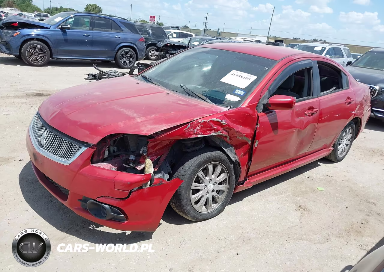 2010 Mitsubishi Galant Fe VIN:4A32B2FF7AE008687 - 2