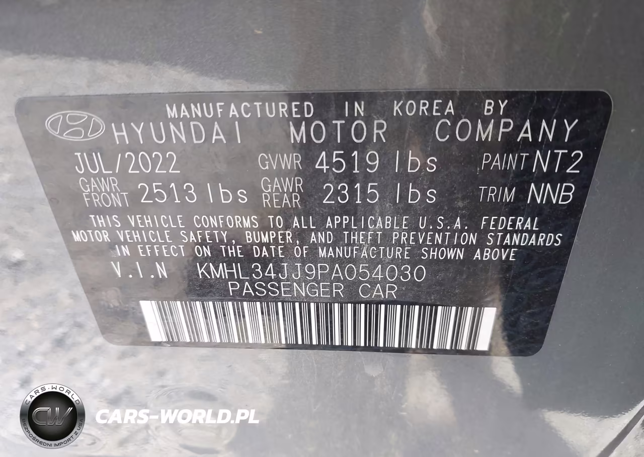 2023 Hyundai Sonata Hybrid Sel VIN:KMHL34JJ9PA054030 - 9