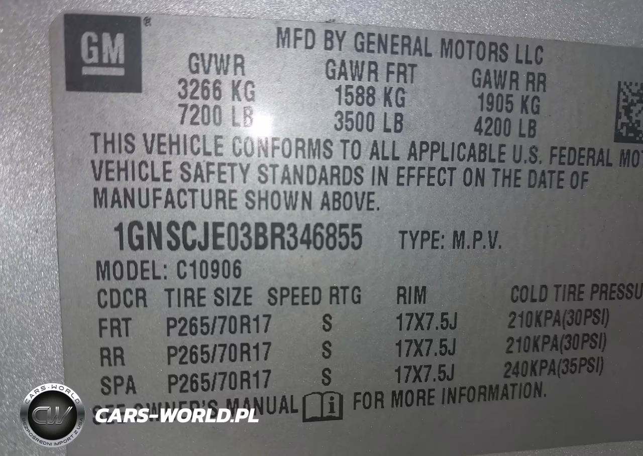 2011 Chevrolet Suburban Lt VIN:1GNSCJE03BR346855 - 9