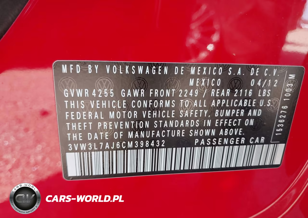 2012 Volkswagen Jetta 2.0L Tdi VIN:3VW3L7AJ6CM398432 - 9
