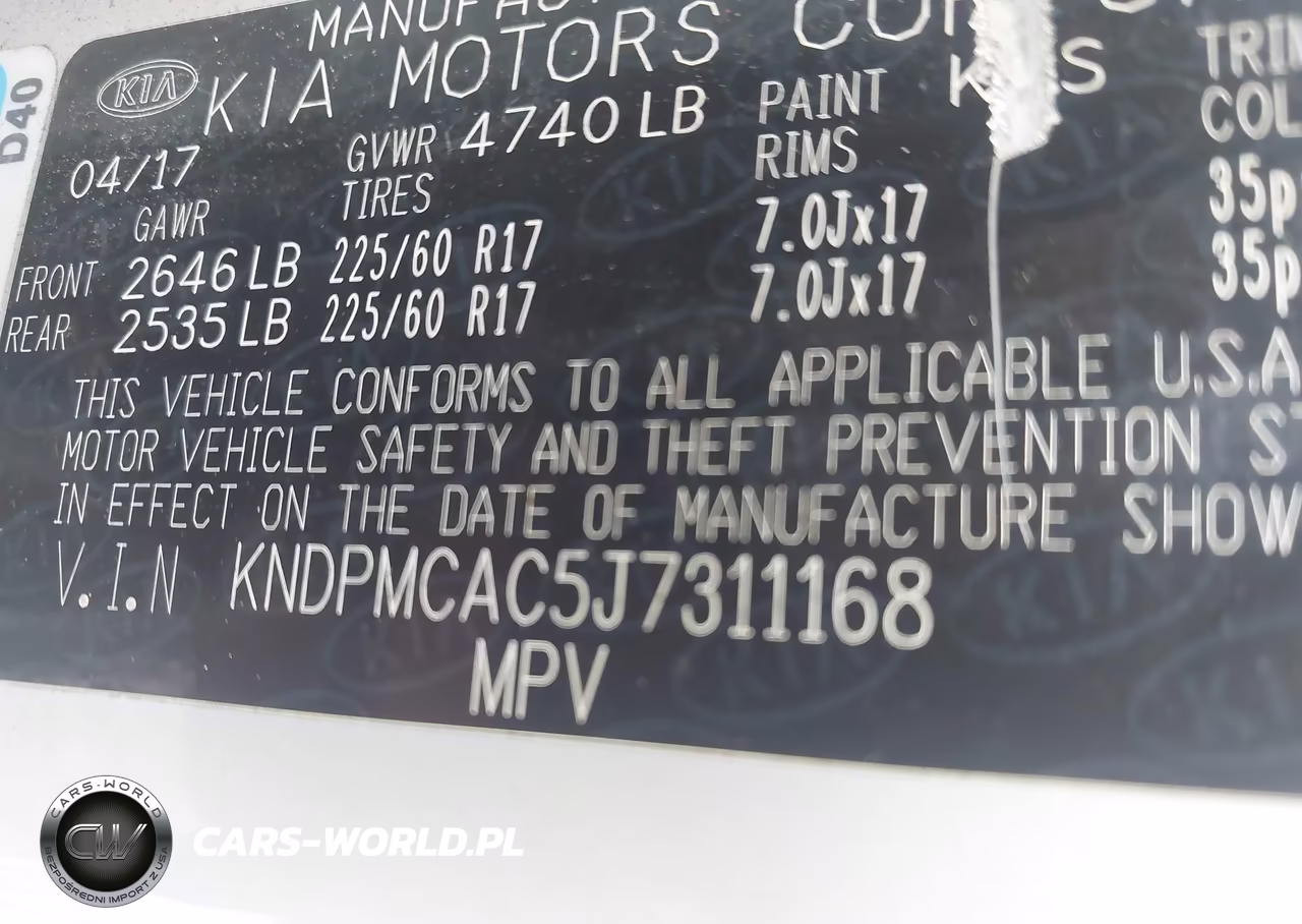 2018 Kia Sportage Lx VIN:KNDPMCAC5J7311168 - 9