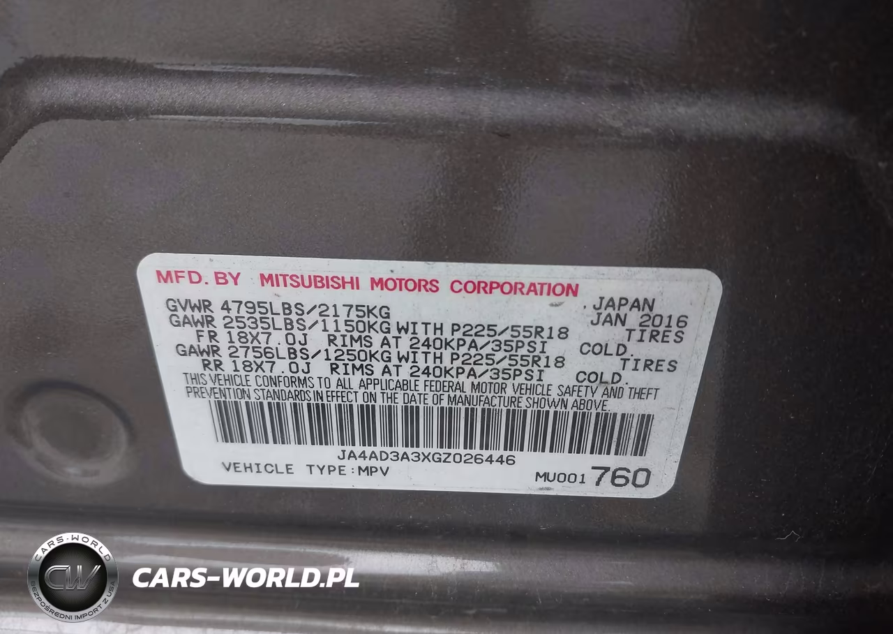2016 Mitsubishi Outlander Se-Sel VIN:JA4AD3A3XGZ026446 - 9