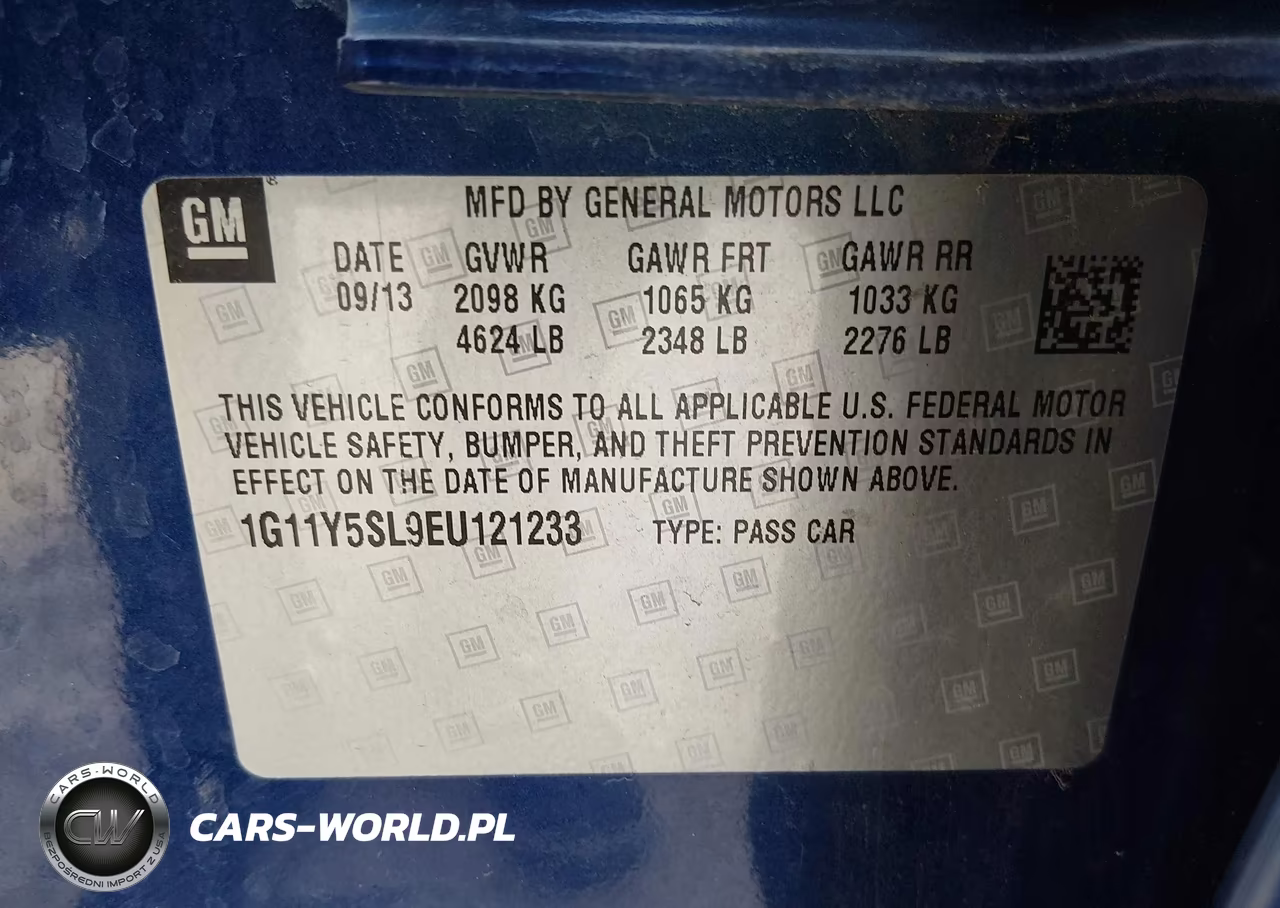2014 Chevrolet Impala 1Ls VIN:1G11Y5SL9EU121233 - 9