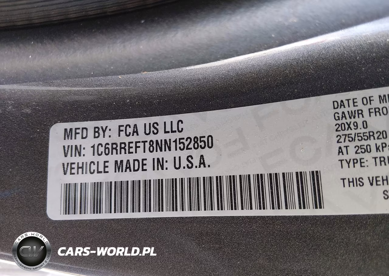 2022 Ram 1500 VIN:1C6RREFT8NN152850 - 9