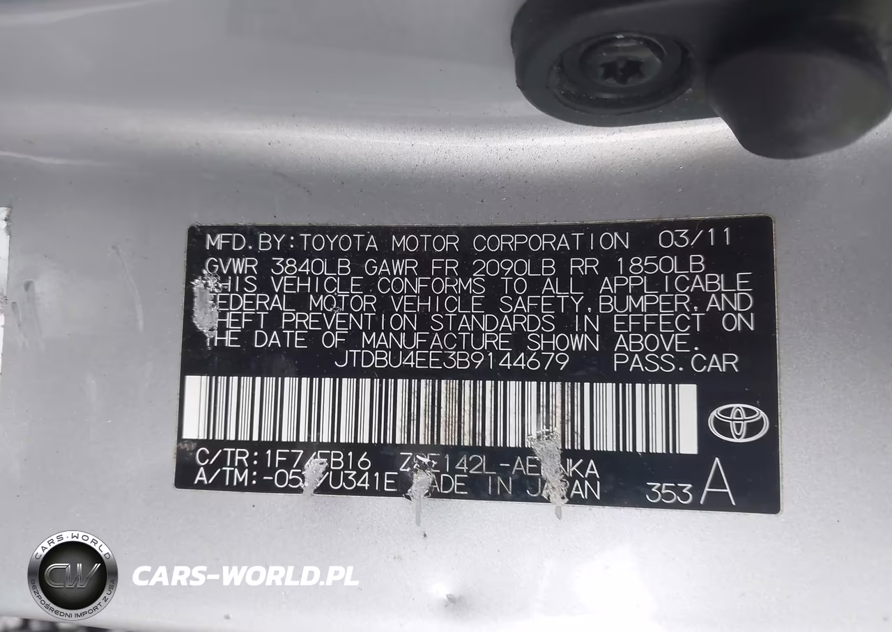 2011 Toyota Corolla Le VIN:JTDBU4EE3B9144679 - 9