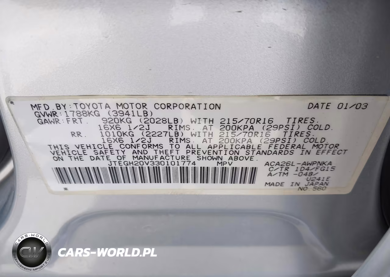 2003 Toyota Rav4 VIN:JTEGH20V330101774 - 9