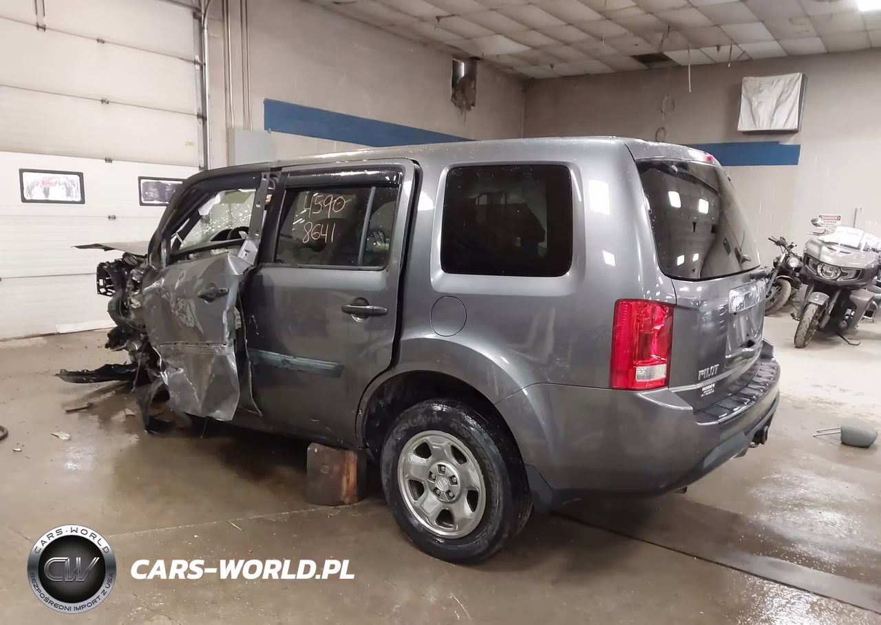 2015 Honda Pilot Lx VIN:5FNYF4H25FB022035 - 3