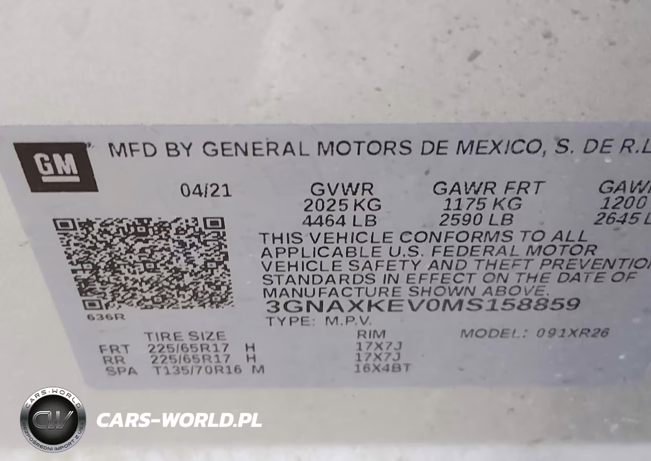 2021 Chevrolet Equinox Fwd Lt VIN:3GNAXKEV0MS158859 - 9