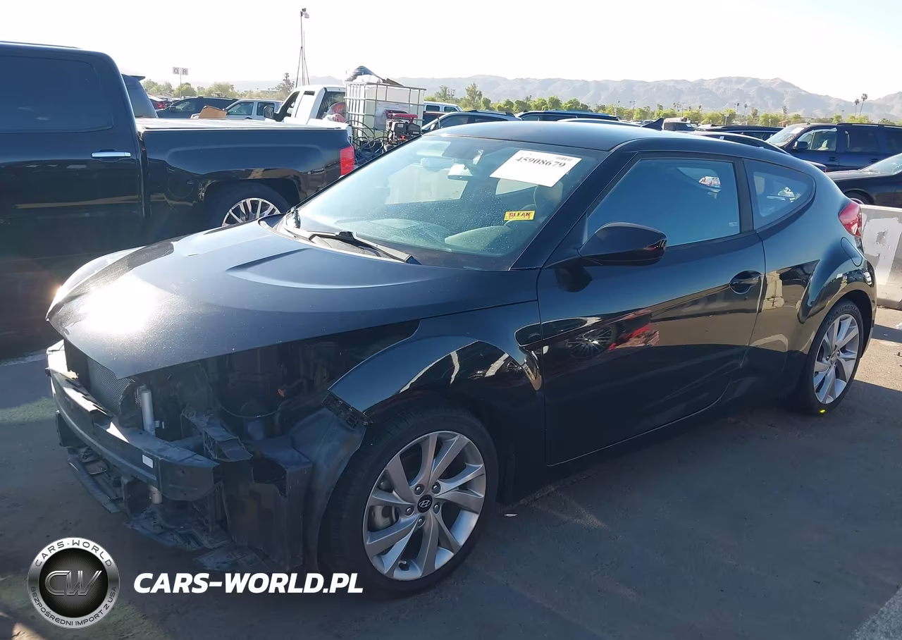 2017 Hyundai Veloster VIN:KMHTC6ADXHU309192 - 2