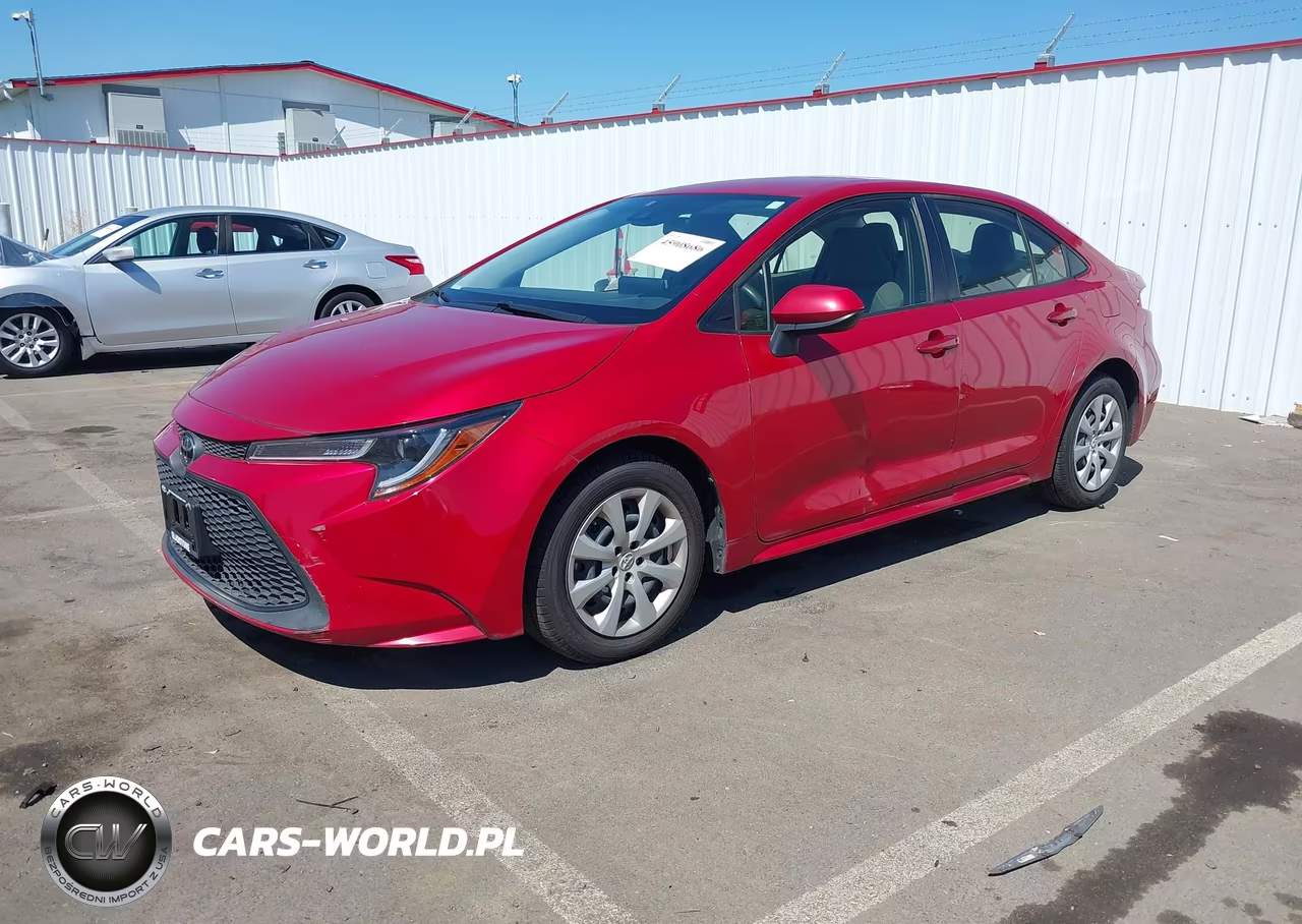 2021 Toyota Corolla Le VIN:JTDEPMAE1MJ186280 - 2
