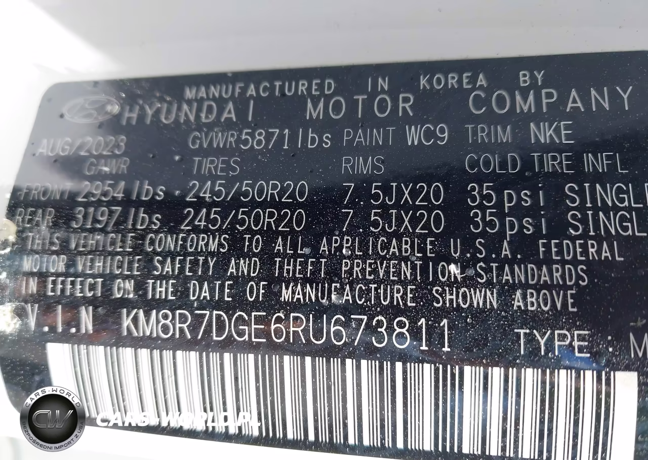 2024 Hyundai Palisade Calligraphy Night Edition VIN:KM8R7DGE6RU673811 - 9