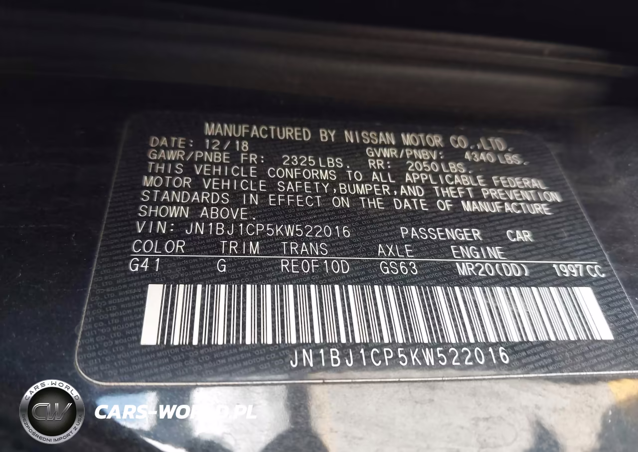 2019 Nissan Rogue Sport Sv VIN:JN1BJ1CP5KW522016 - 9