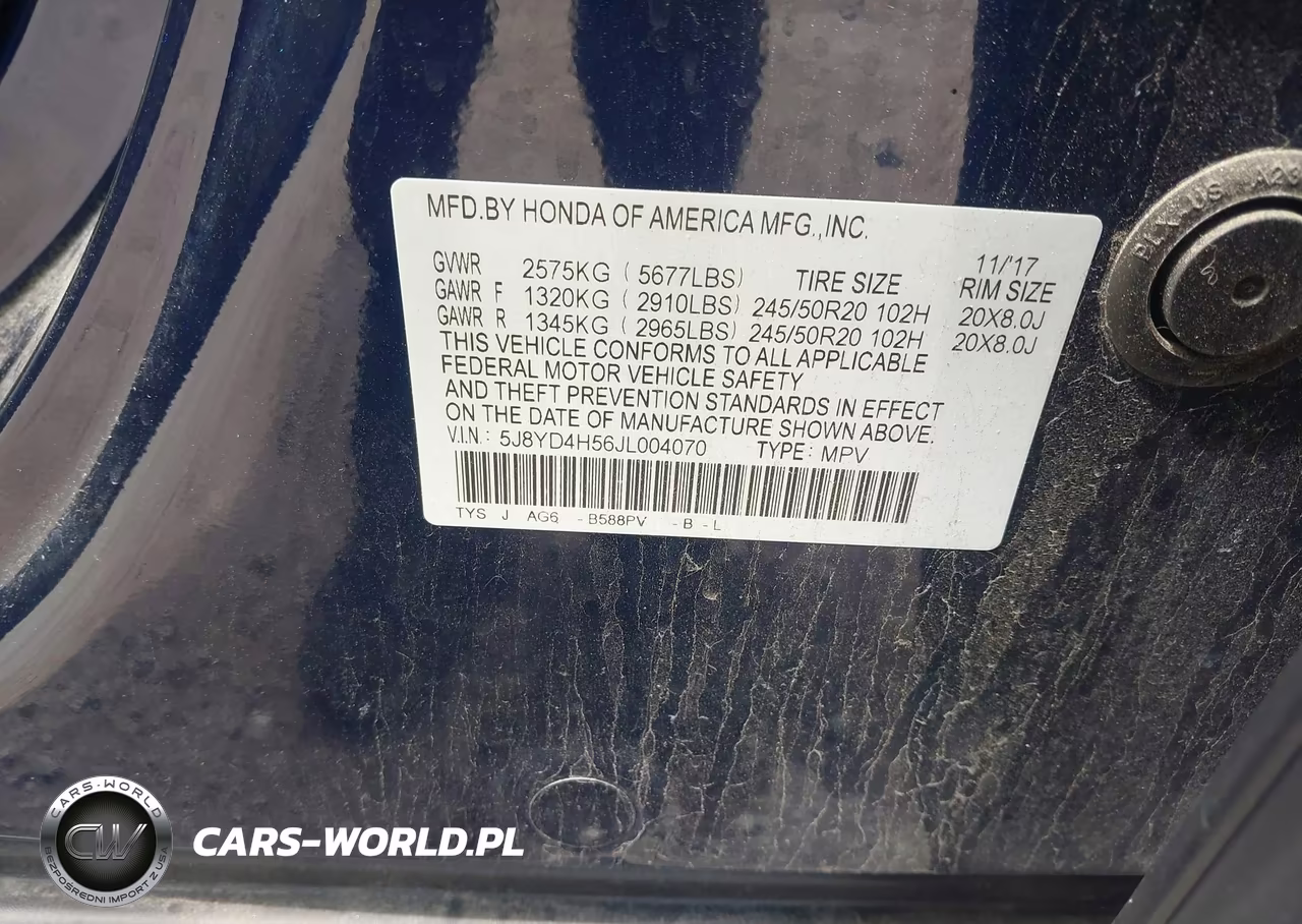 2018 Acura Mdx Technology Package Acurawatch Plus Pkg VIN:5J8YD4H56JL004070 - 9