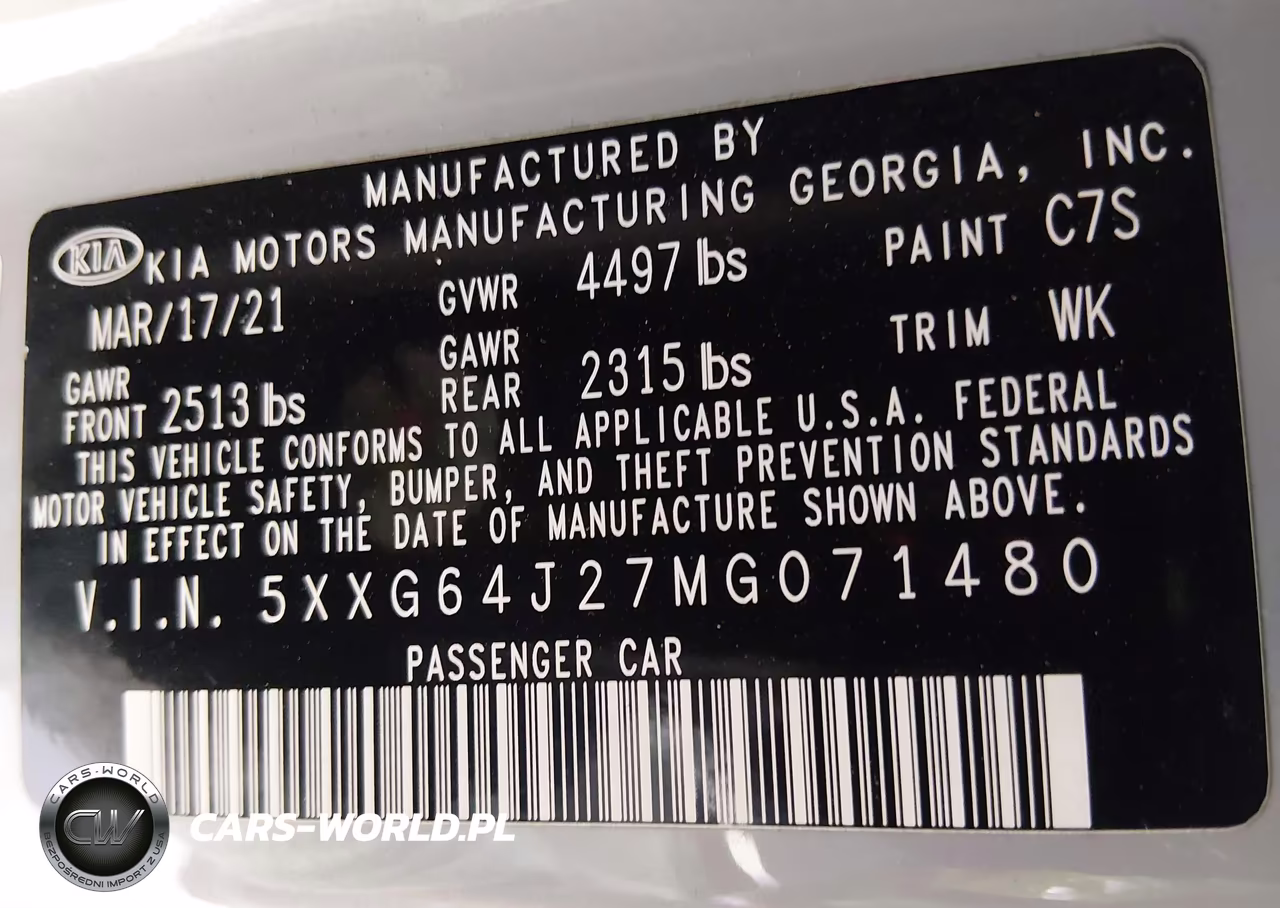 2021 Kia K5 Gt-Line VIN:5XXG64J27MG071480 - 9