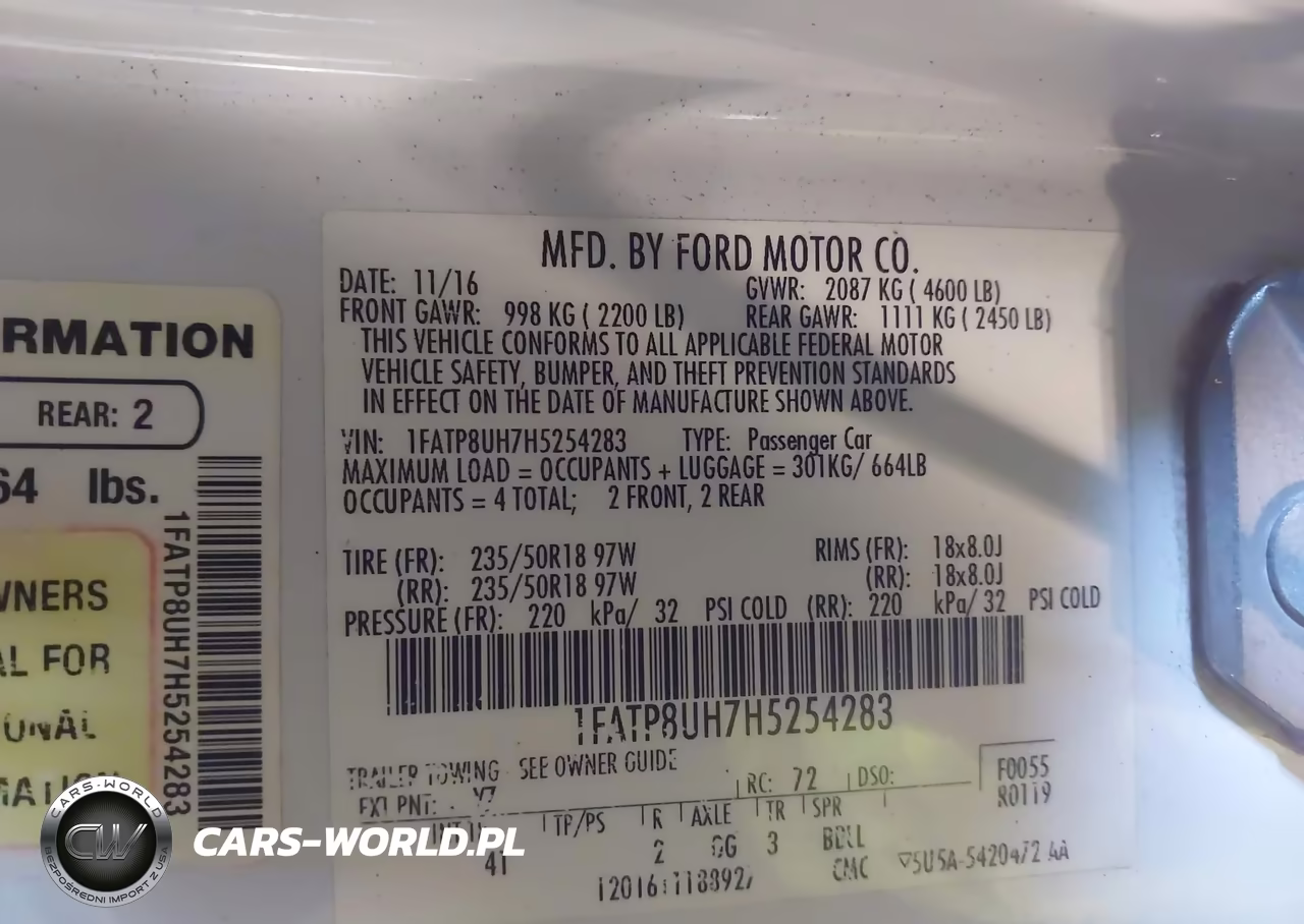 2017 Ford Mustang Ecoboost Premium VIN:1FATP8UH7H5254283 - 9