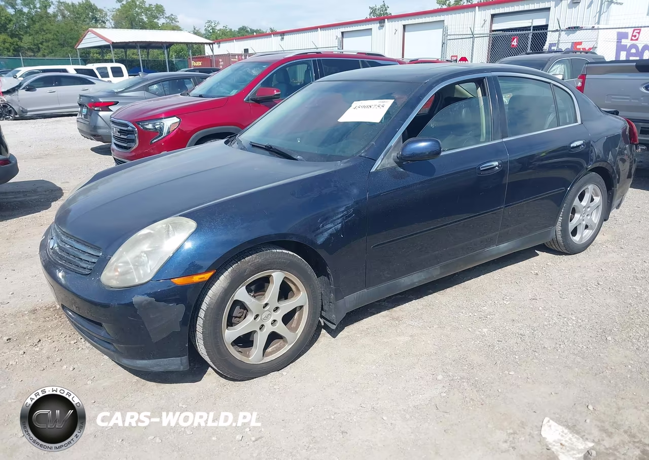 2004 Infiniti G35 VIN:JNKCV51E74M604504 - 2