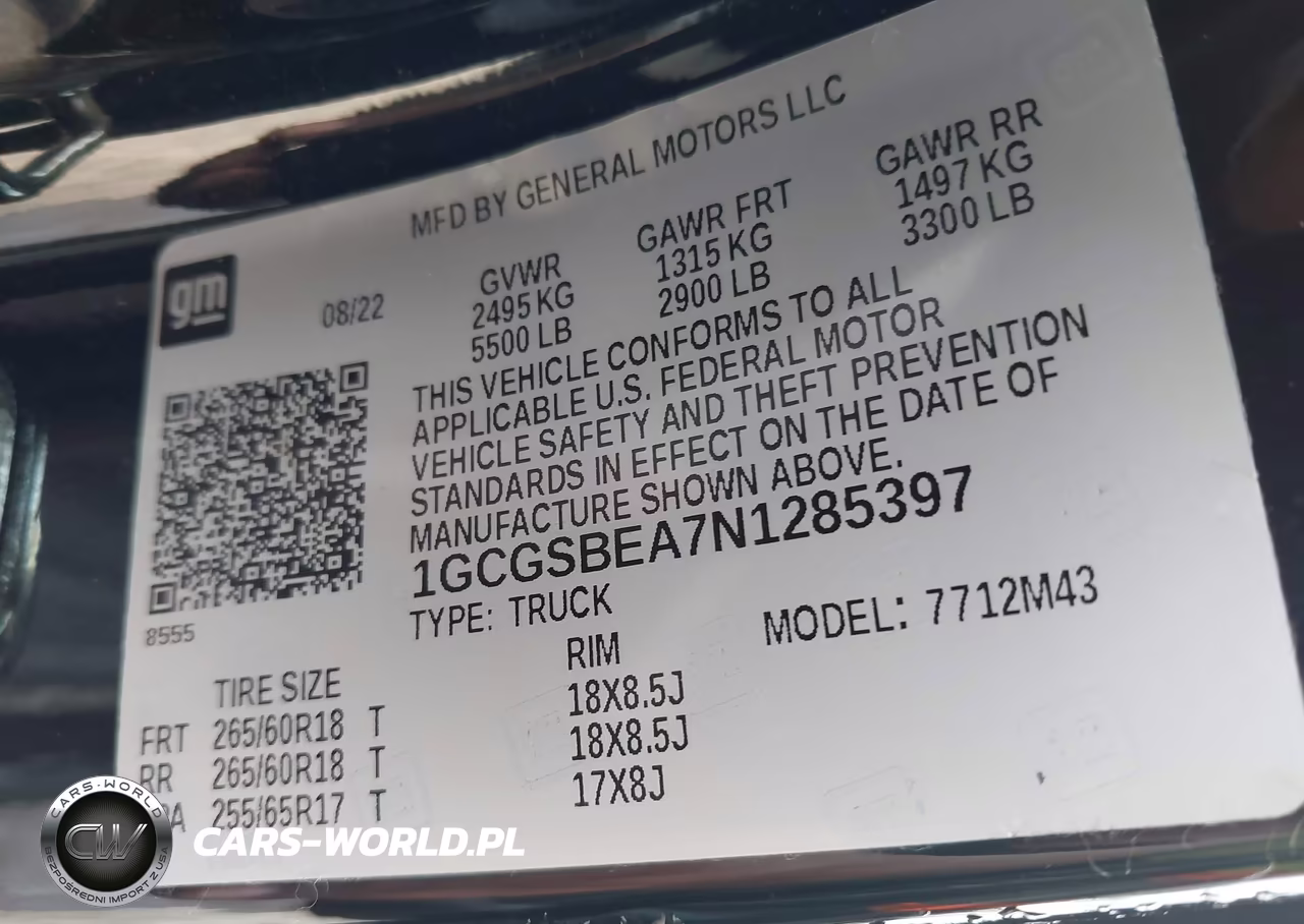 2022 Chevrolet Colorado 2Wd Short Box Wt VIN:1GCGSBEA7N1285397 - 9
