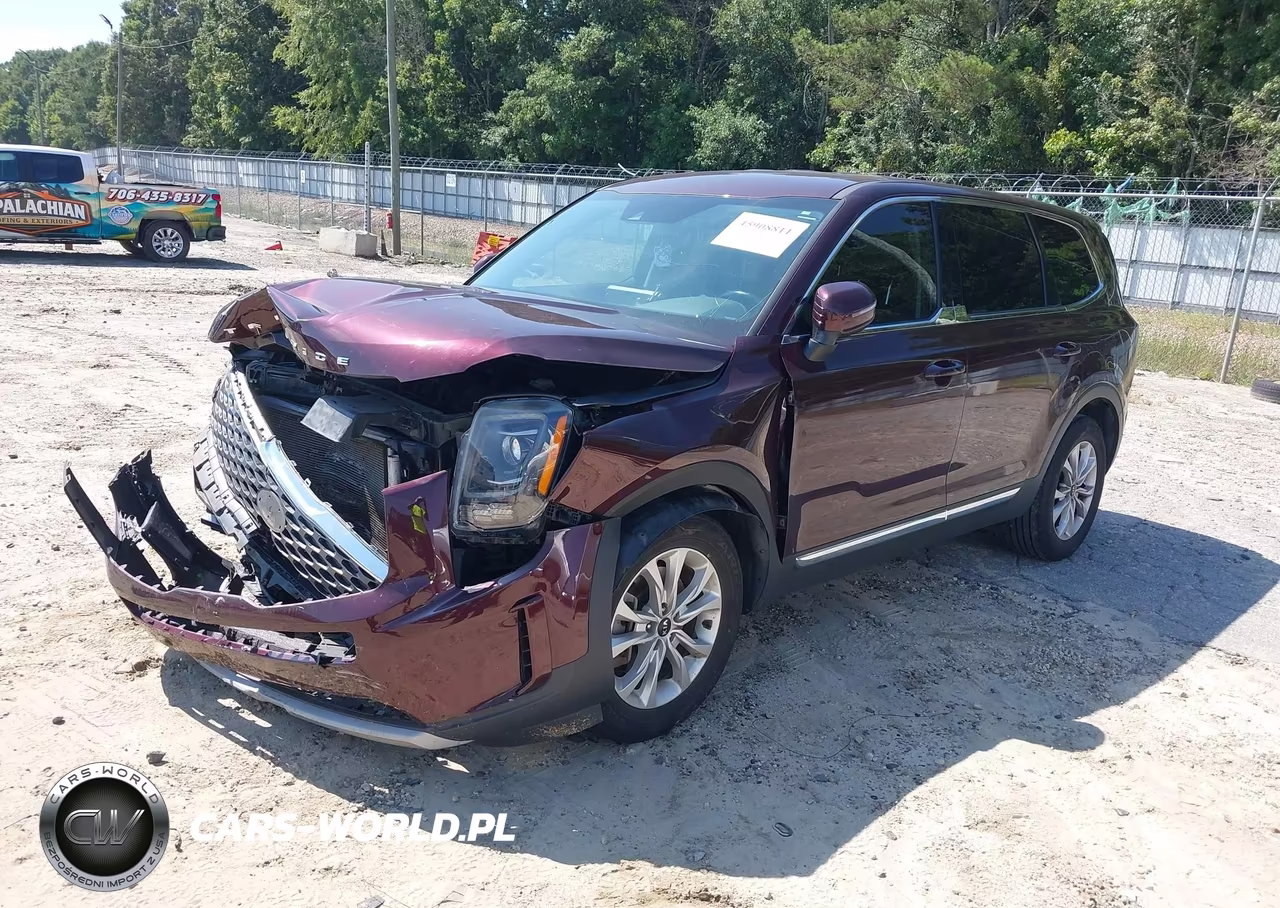 2020 Kia Telluride Lx VIN:5XYP24HC0LG015076 - 2
