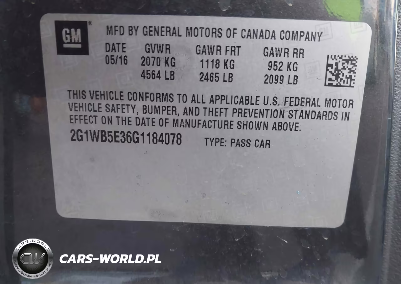 2016 Chevrolet Impala Limited Lt VIN:2G1WB5E36G1184078 - 9