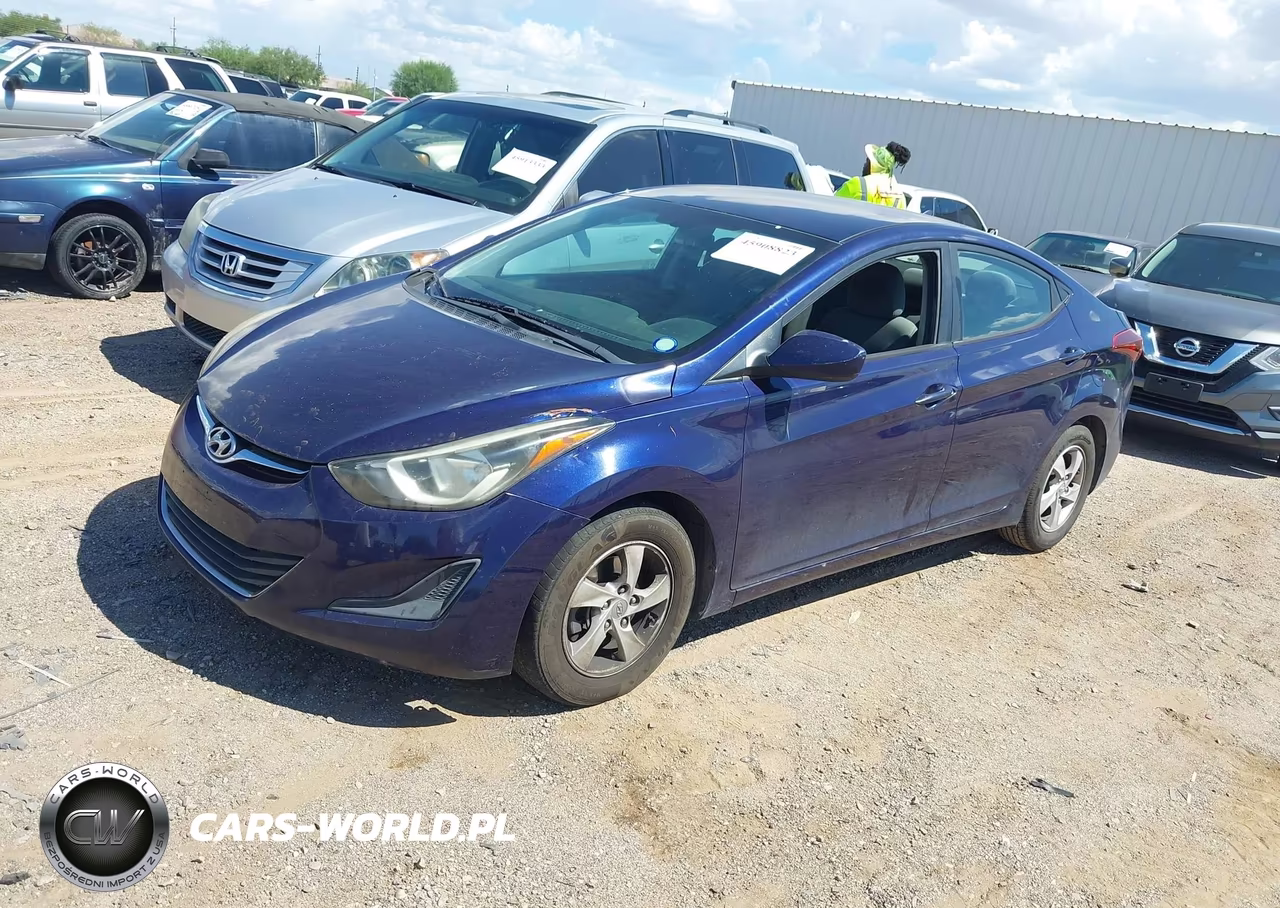 2014 Hyundai Elantra Se VIN:5NPDH4AE4EH528601 - 2