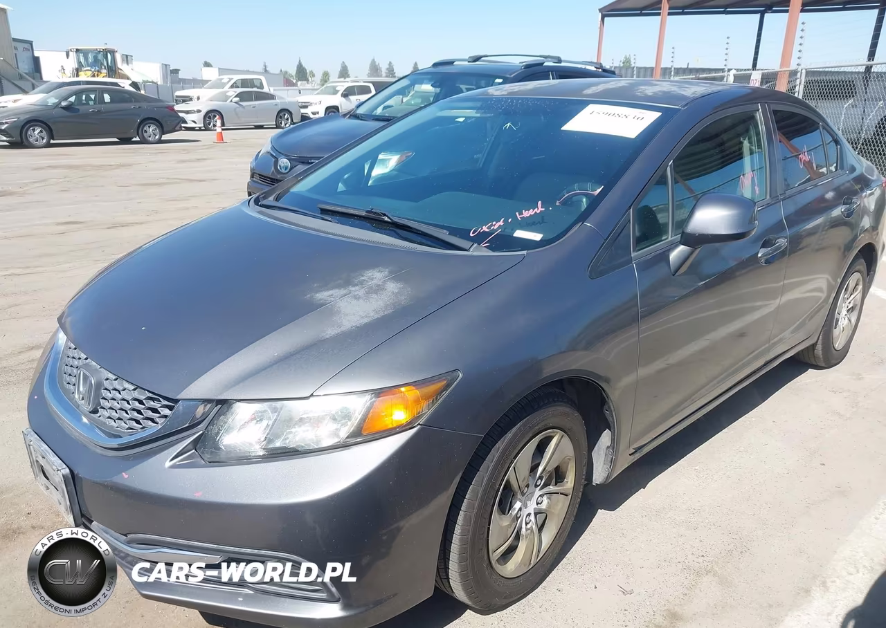 2013 Honda Civic Lx VIN:2HGFB2F52DH504491 - 2
