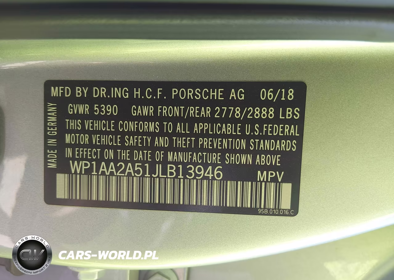 2018 Porsche Macan VIN:WP1AA2A51JLB13946 - 9