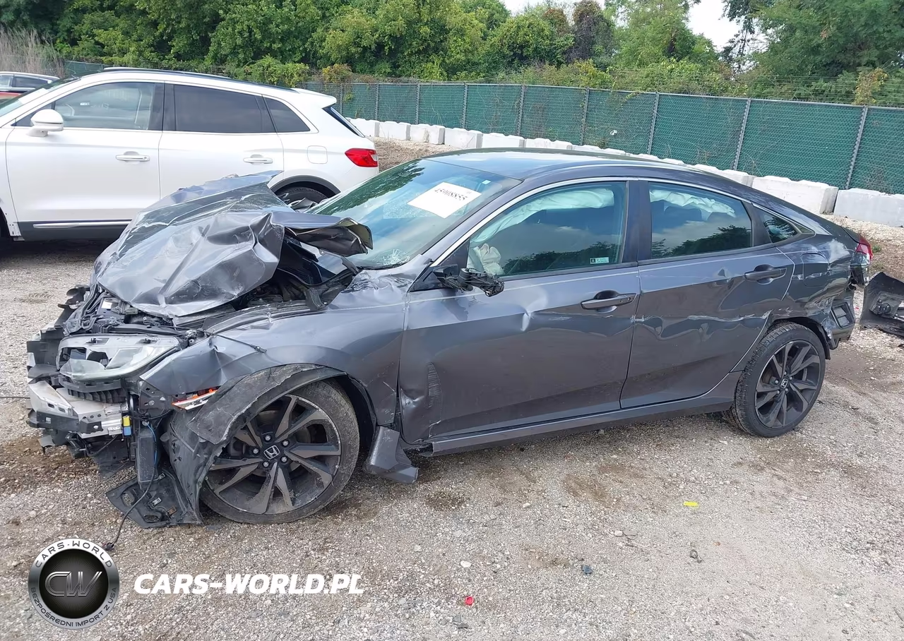 2019 Honda Civic Sport VIN:2HGFC2F84KH601714 - 21