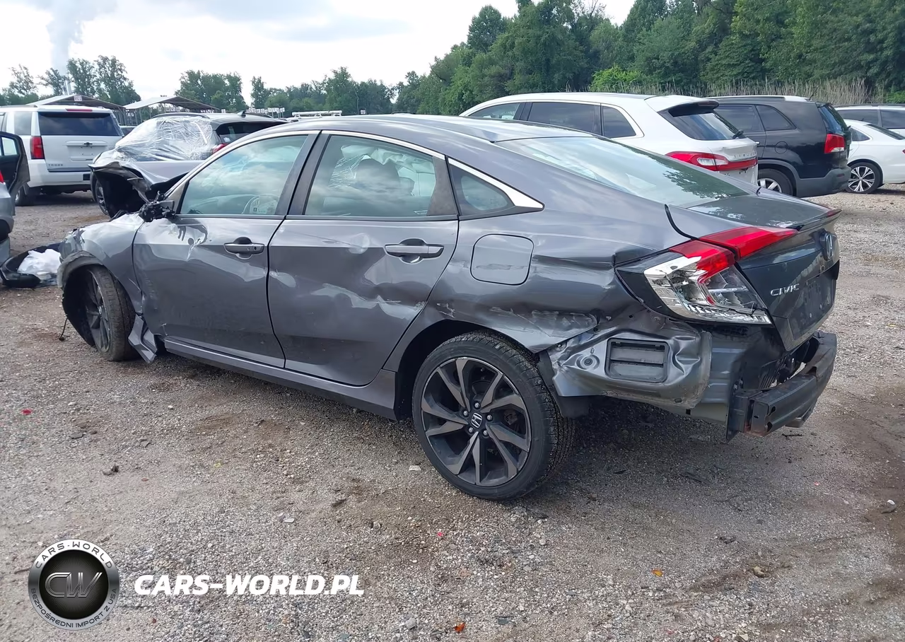 2019 Honda Civic Sport VIN:2HGFC2F84KH601714 - 3