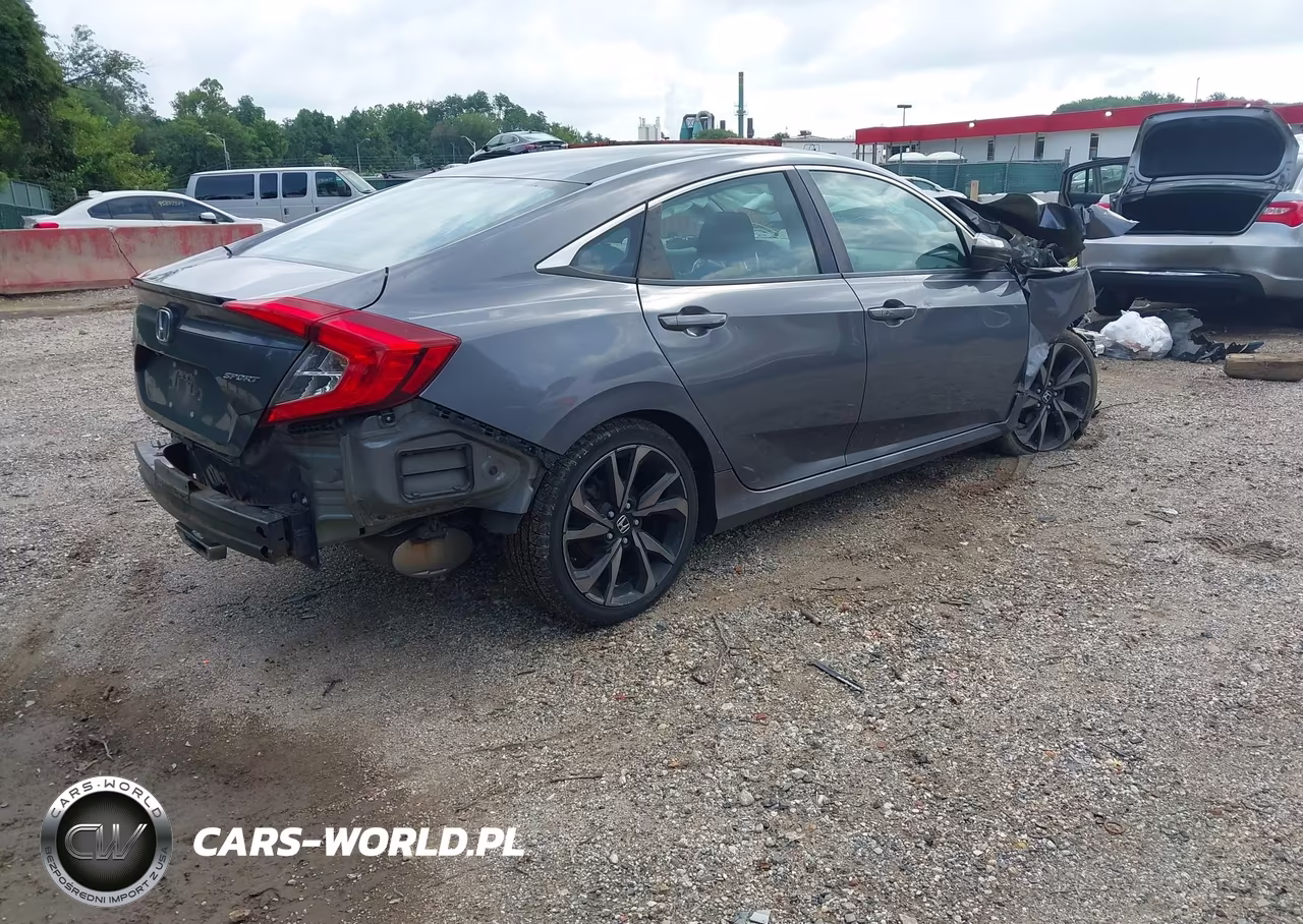 2019 Honda Civic Sport VIN:2HGFC2F84KH601714 - 4