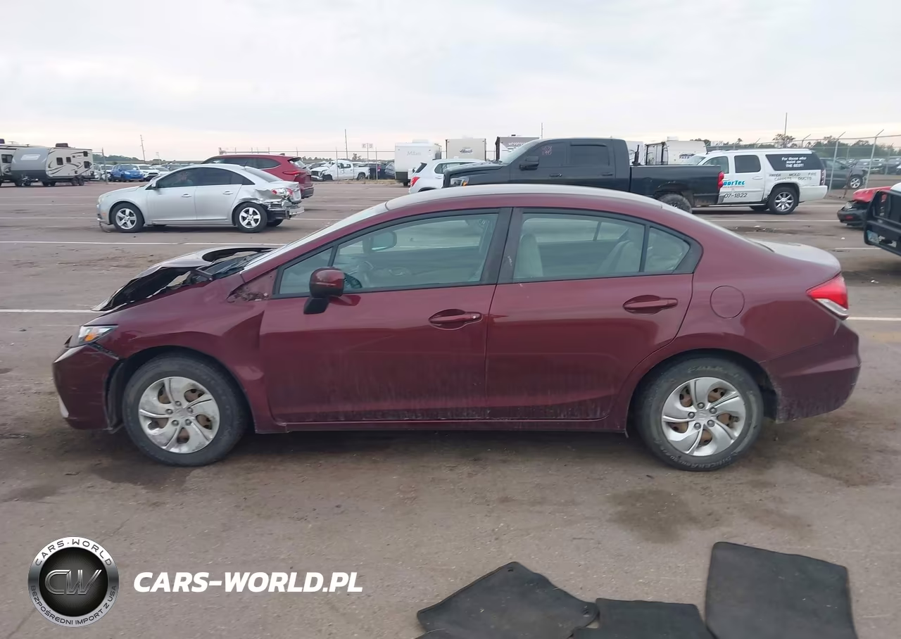 2014 Honda Civic Lx VIN:2HGFB2F58EH510829 - 14