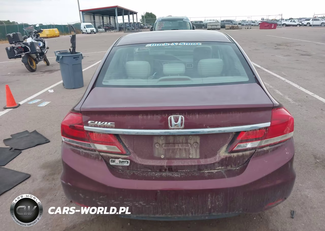 2014 Honda Civic Lx VIN:2HGFB2F58EH510829 - 16